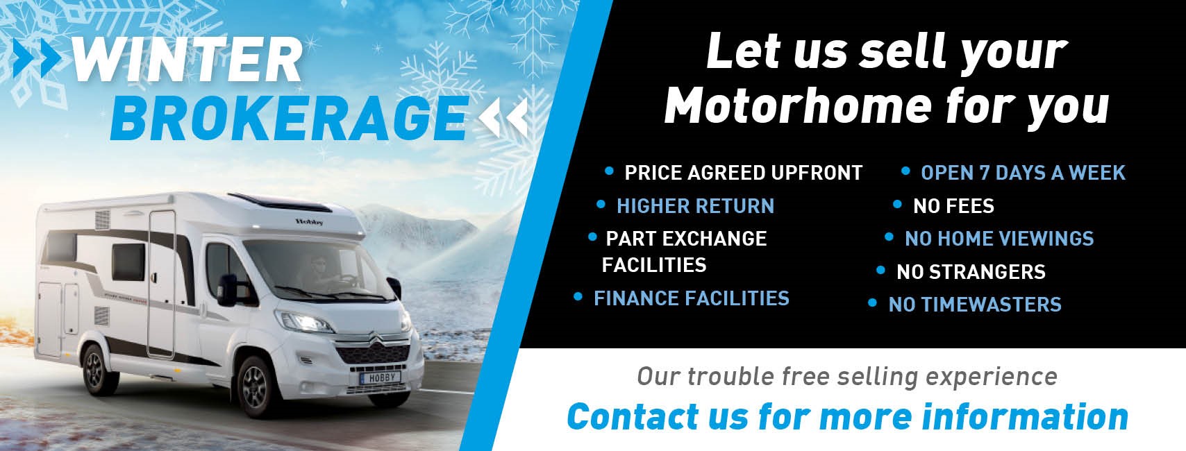 E S Hartley Motorhomes Winter Brokerage