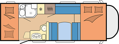 Large - 5 Berth