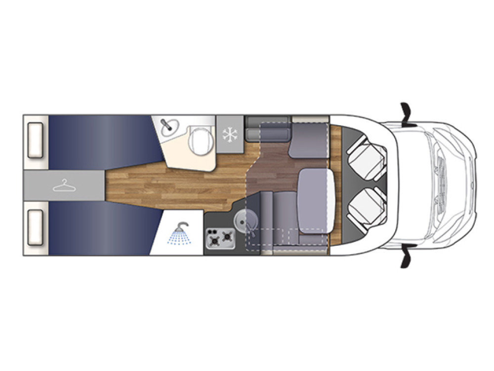 Elnagh Baron 573 - 4 Berth Layout